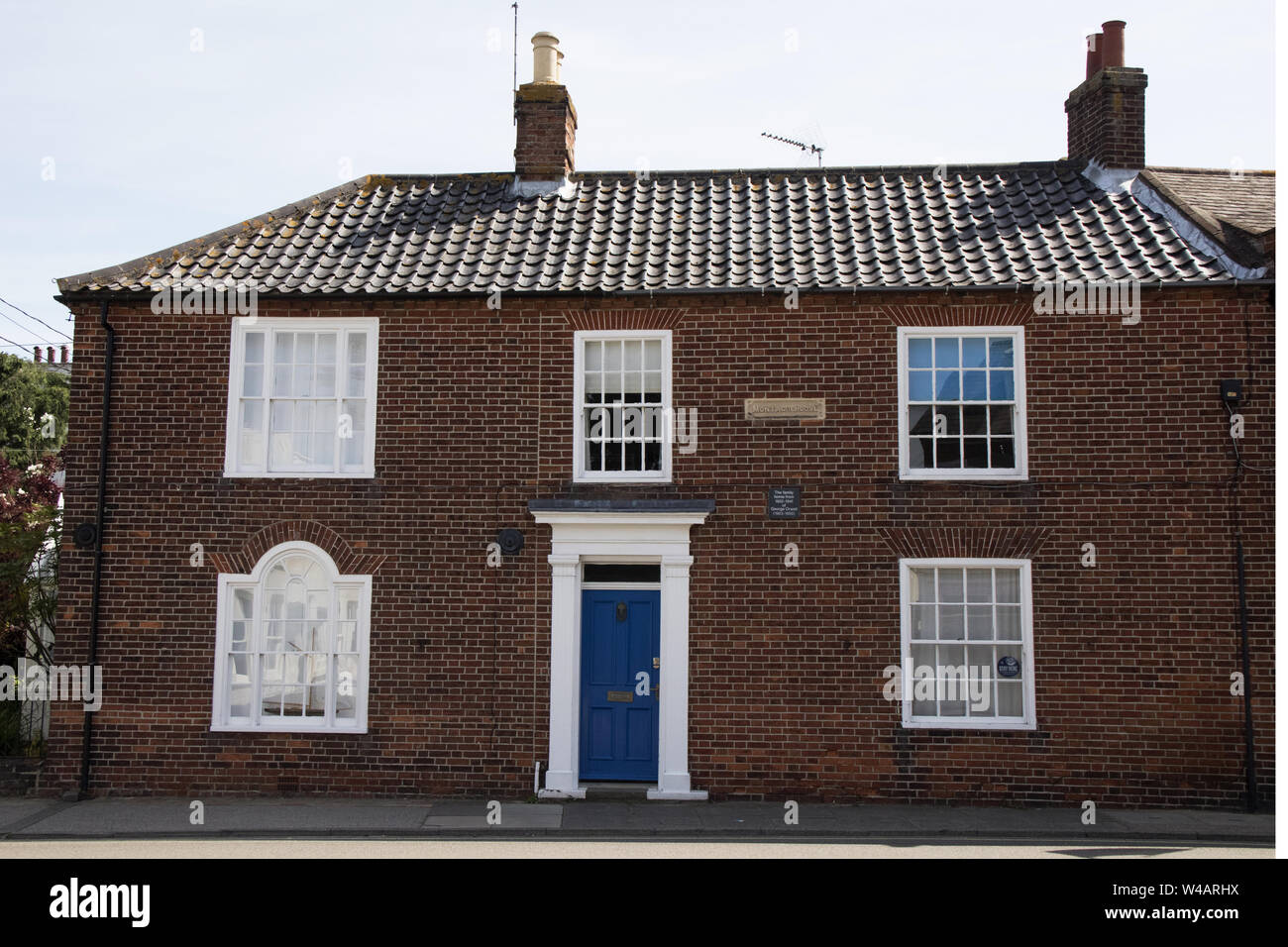 Montague House, wo George Orwell lebte von 1932-1941, Southwold, Suffolk, Großbritannien Stockfoto
