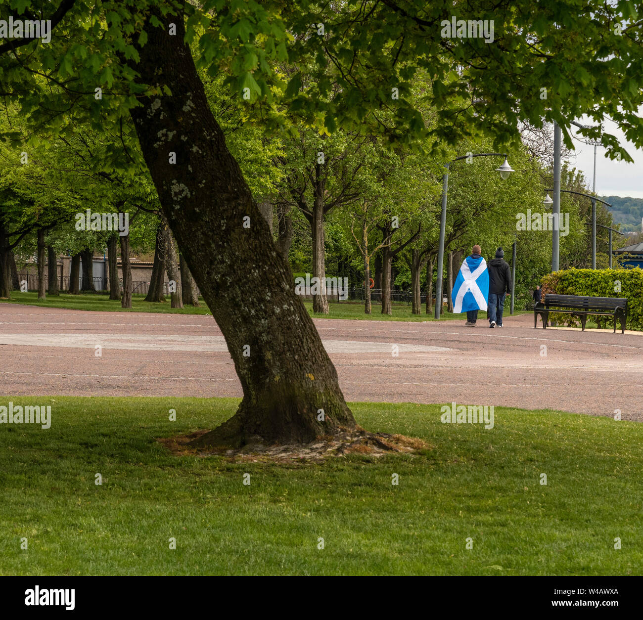 Glasgow, alle unter einem Banner Unabhängigkeit März - 2019 Stockfoto