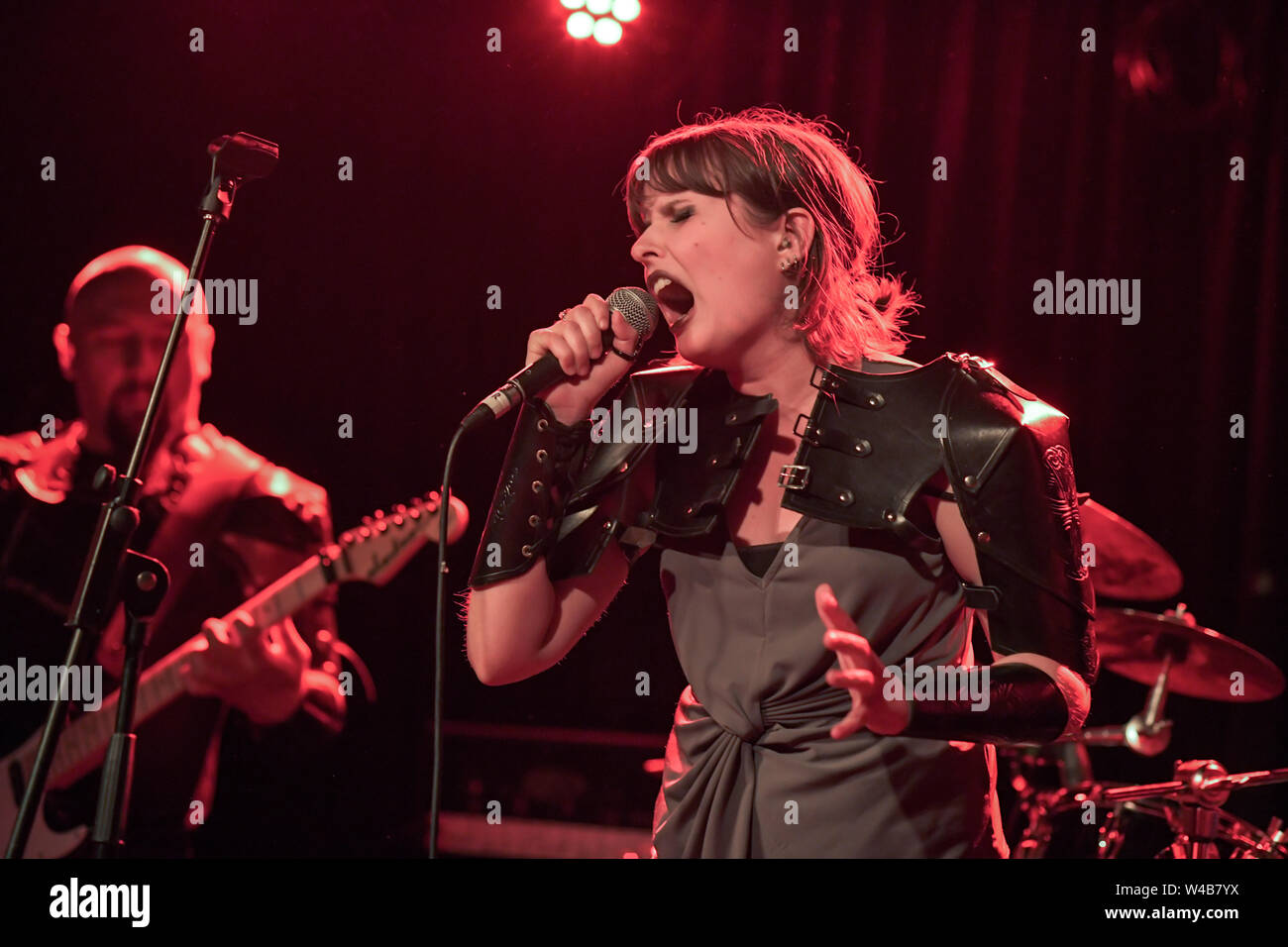 London, Großbritannien. 21. Juli, 2019. Sophie Dorman ist ein Sänger von Pythia führt an der Lexington, Pentonville Road, Islington, am 21. Juli 2019, London, UK. Bild Capital/Alamy leben Nachrichten Stockfoto