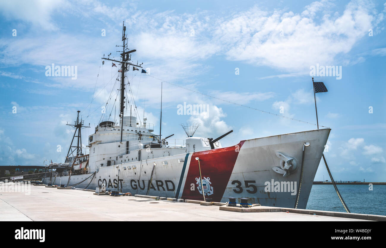 Old Navy Schiff angedockt in Key West Florida Stockfoto
