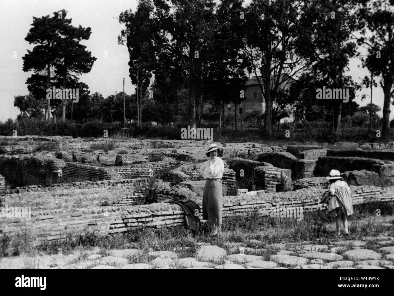 Latium, Ostia Antica, 1939 Stockfoto