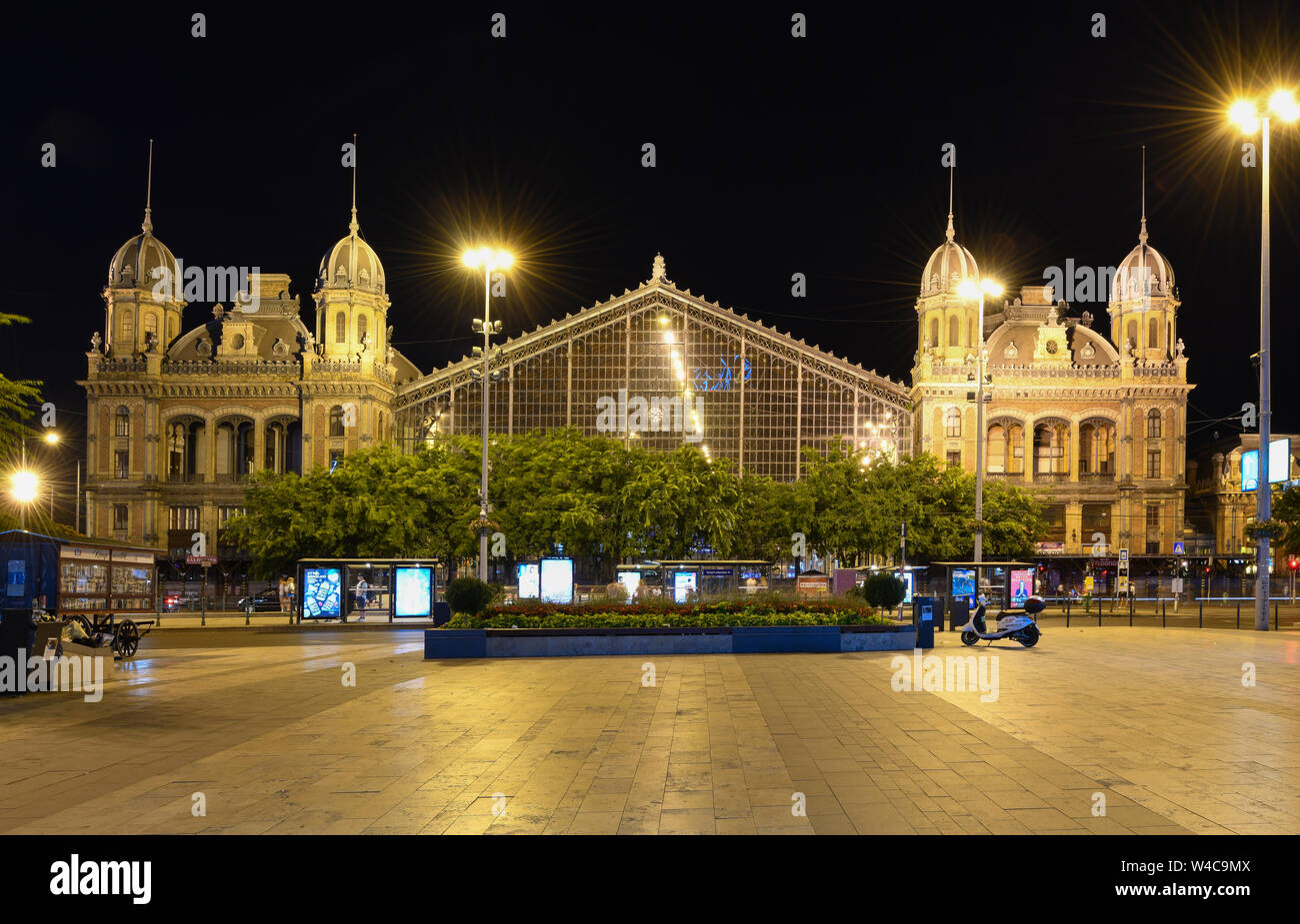 Westbahnhof, Budapest Stockfoto