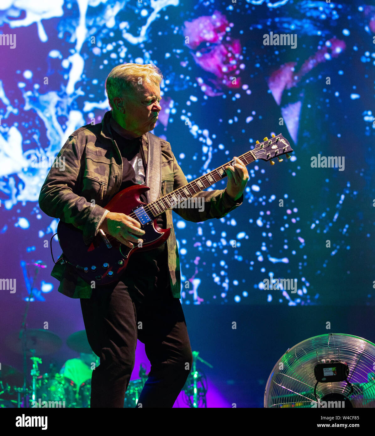 Juli 21, 2019 - Bernard Sumner von New Order Blue Dot Festival Jodrell Bank, Cheshire, UK (Credit Bild: © Andy von Pip/ZUMA Draht) Stockfoto