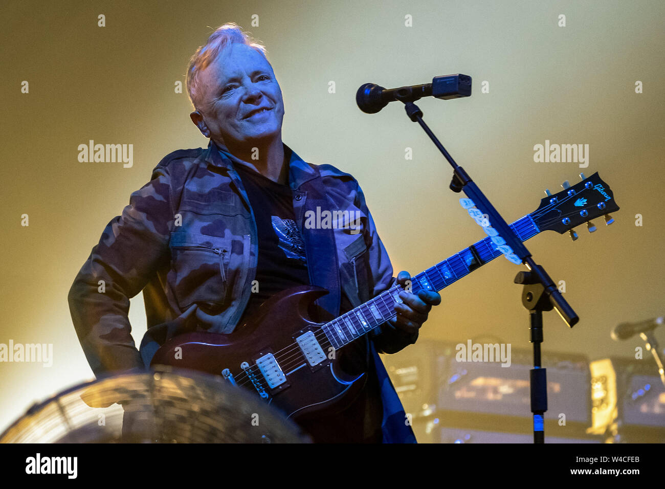 Juli 21, 2019 - Bernard Sumner von New Order Blue Dot Festival Jodrell Bank, Cheshire, UK (Credit Bild: © Andy von Pip/ZUMA Draht) Stockfoto
