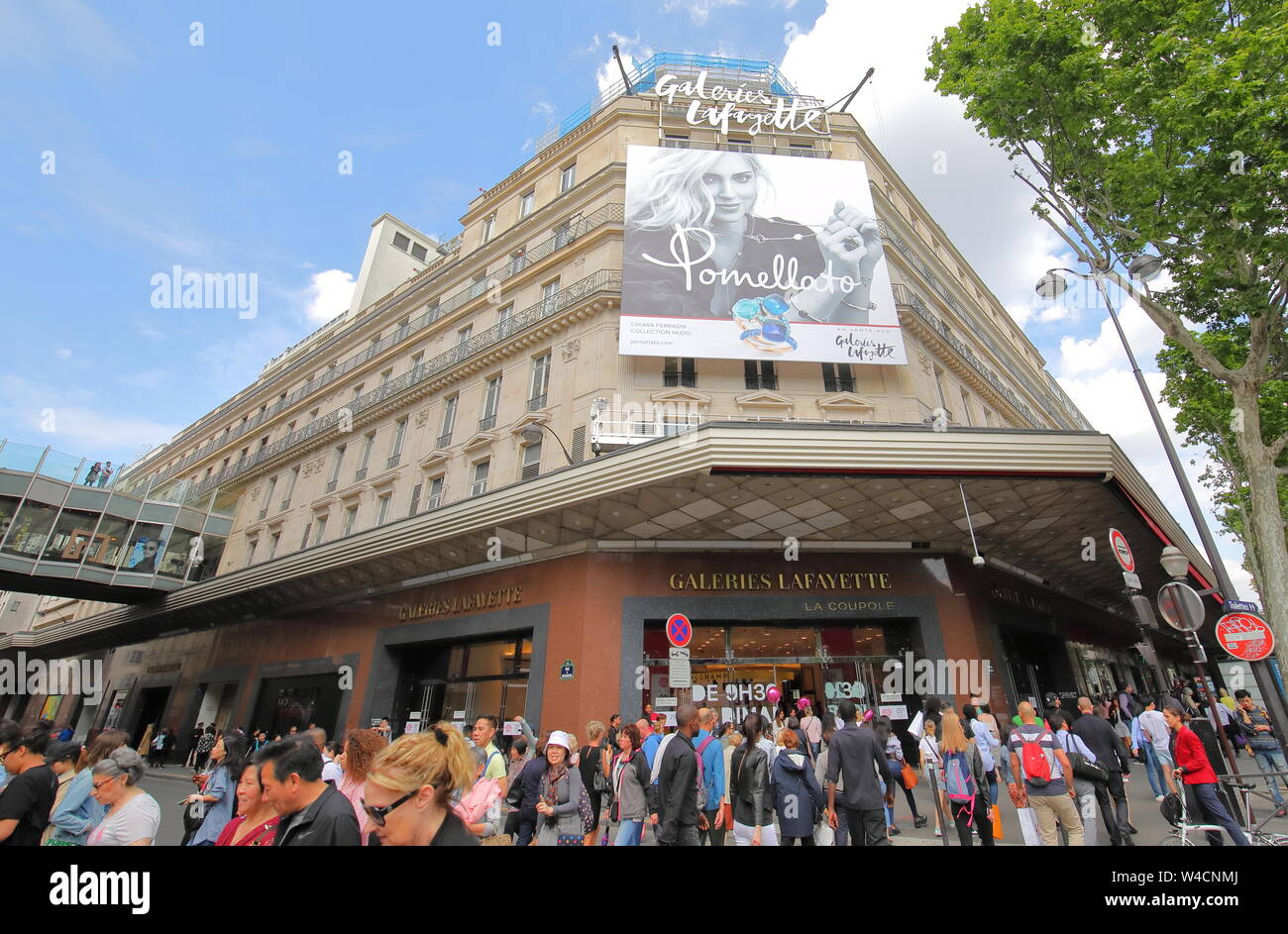 Grands Magasins du Printf Kaufhaus Paris Frankreich Stockfoto