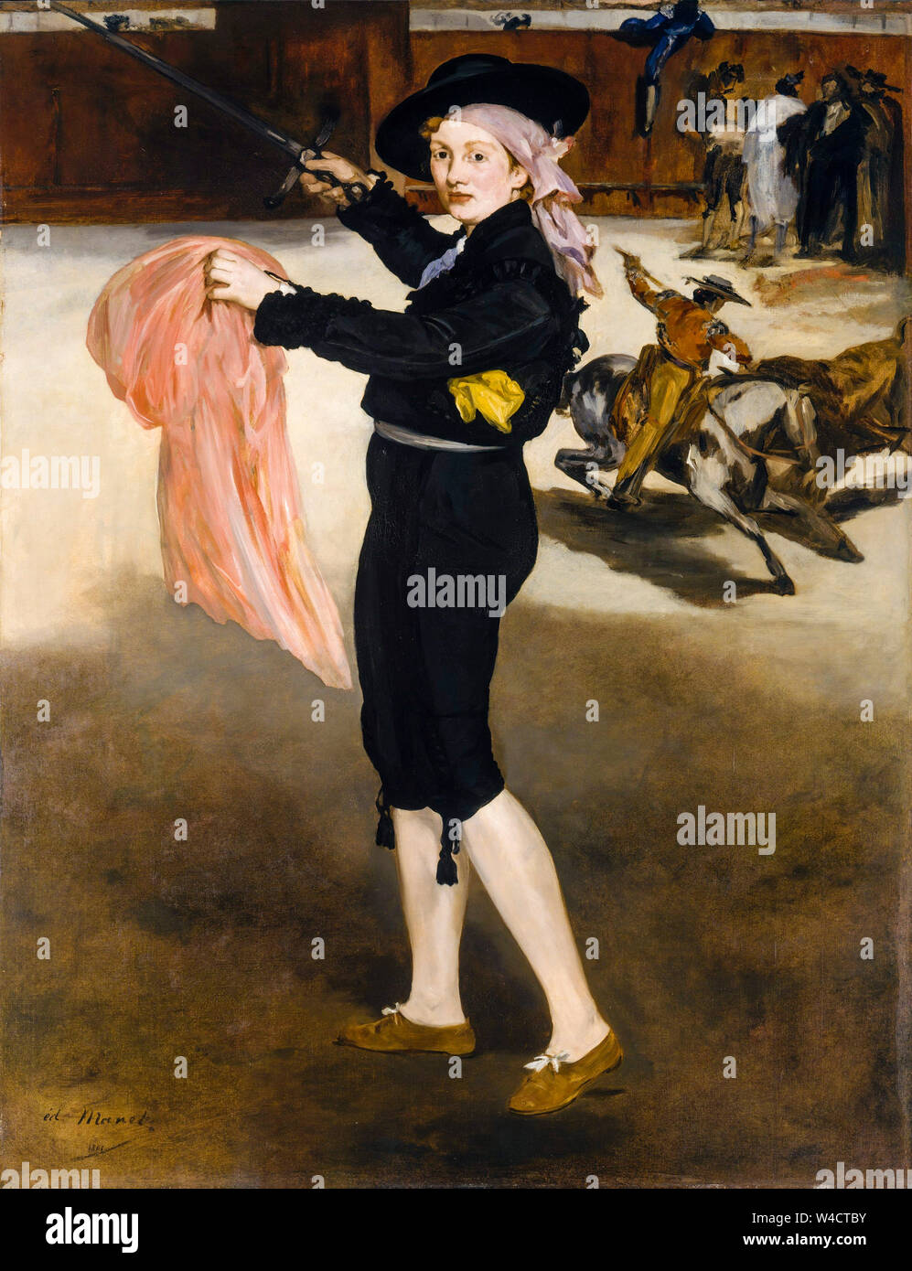 Edouard Manet, Mademoiselle V in das Kostüm eines Espada, Portrait Malerei, 1862 Stockfoto