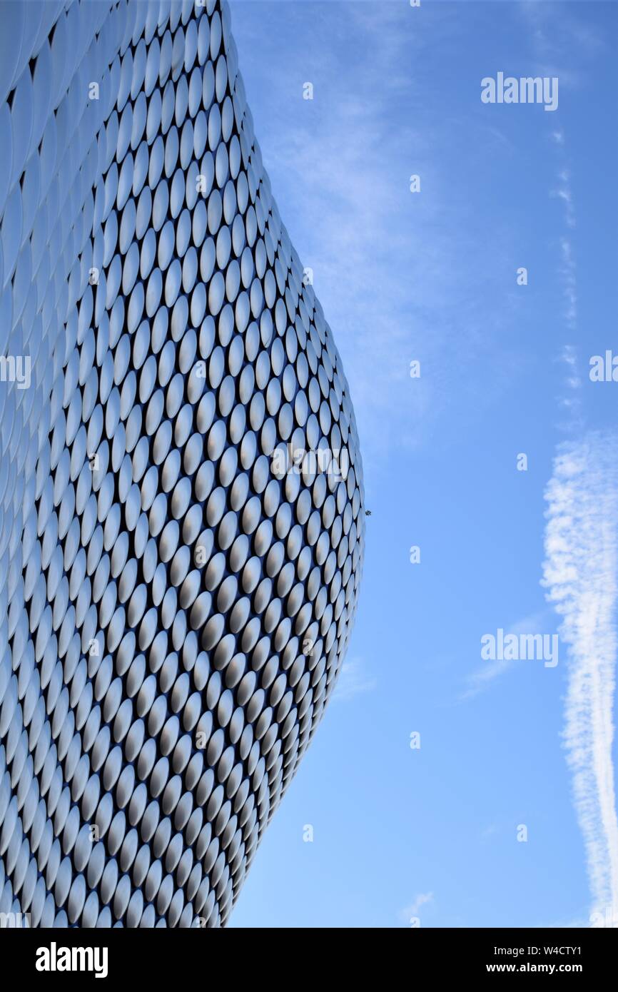 Birmingham Bullring Architektur hautnah Stockfoto