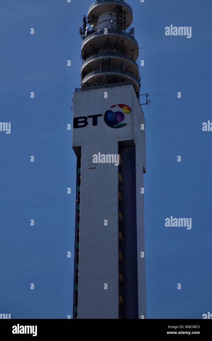 BT Tower Birmingham England Großbritannien Stockfoto