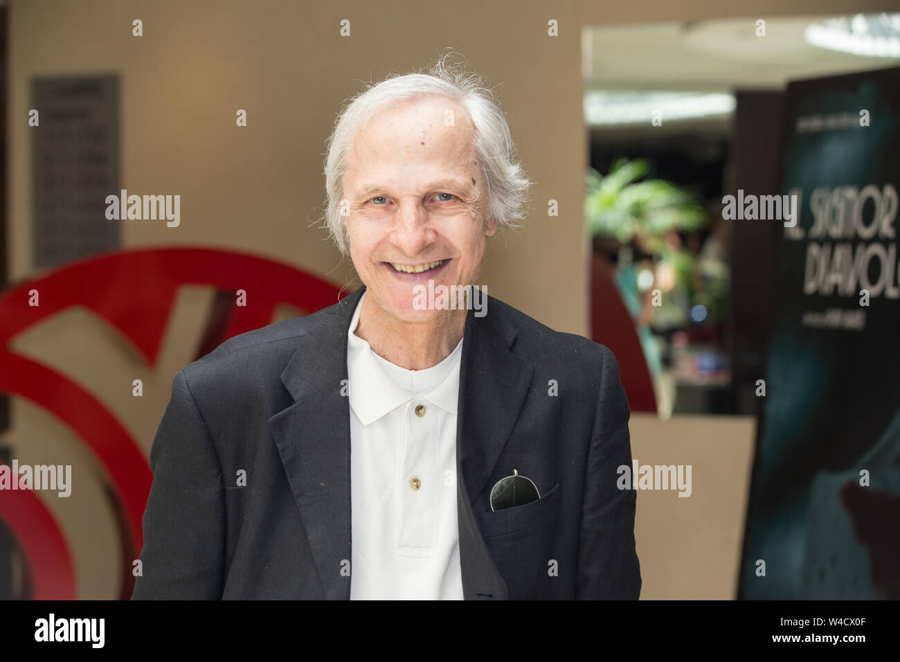 Rom, Italien. 22. Juli, 2019. Lino Capolicchio Fotoauftrag Der italienische Film "Il Signor Diavolo 'Credit: Matteo Nardone/Pacific Press/Alamy leben Nachrichten Stockfoto