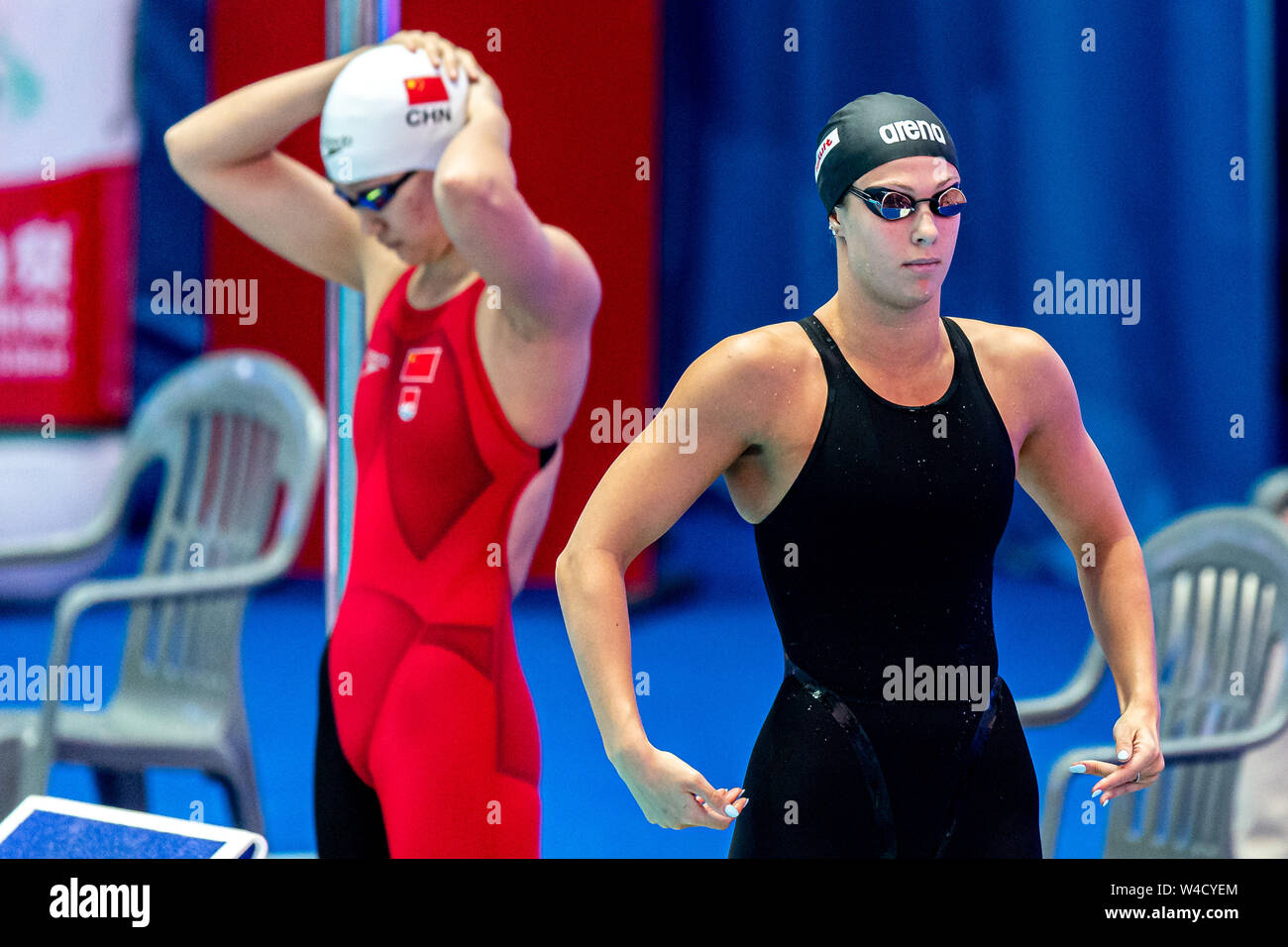 22 juli 2019 Gwangju, Südkorea 18. FINA World Aquatics Championships CASTIGLIONI Arianna ITA ITALIEN Gwangju Südkorea 22/07/2019 Schwimmen Frauen 100m Breaststroke 18. FINA World Aquatics Championships Nambu University Aquatics Center Stockfoto