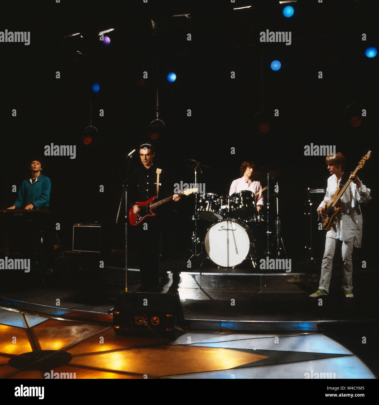 Talking Heads, amerikanische Rockband, Deutschland 1979. American Rock Band "Talking Heads", Deutschland 1979. Stockfoto