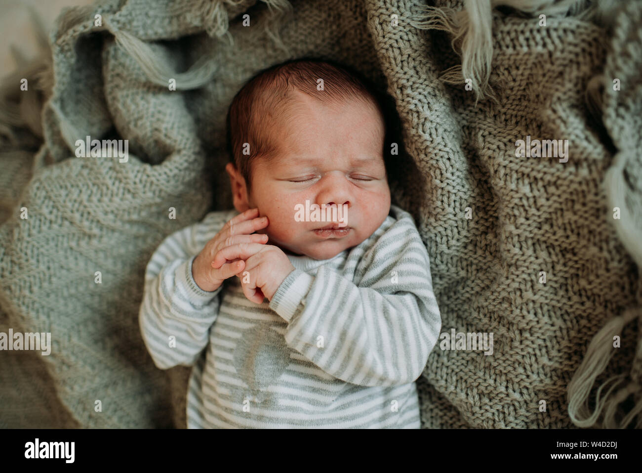 Neugeborenes Baby Stockfoto