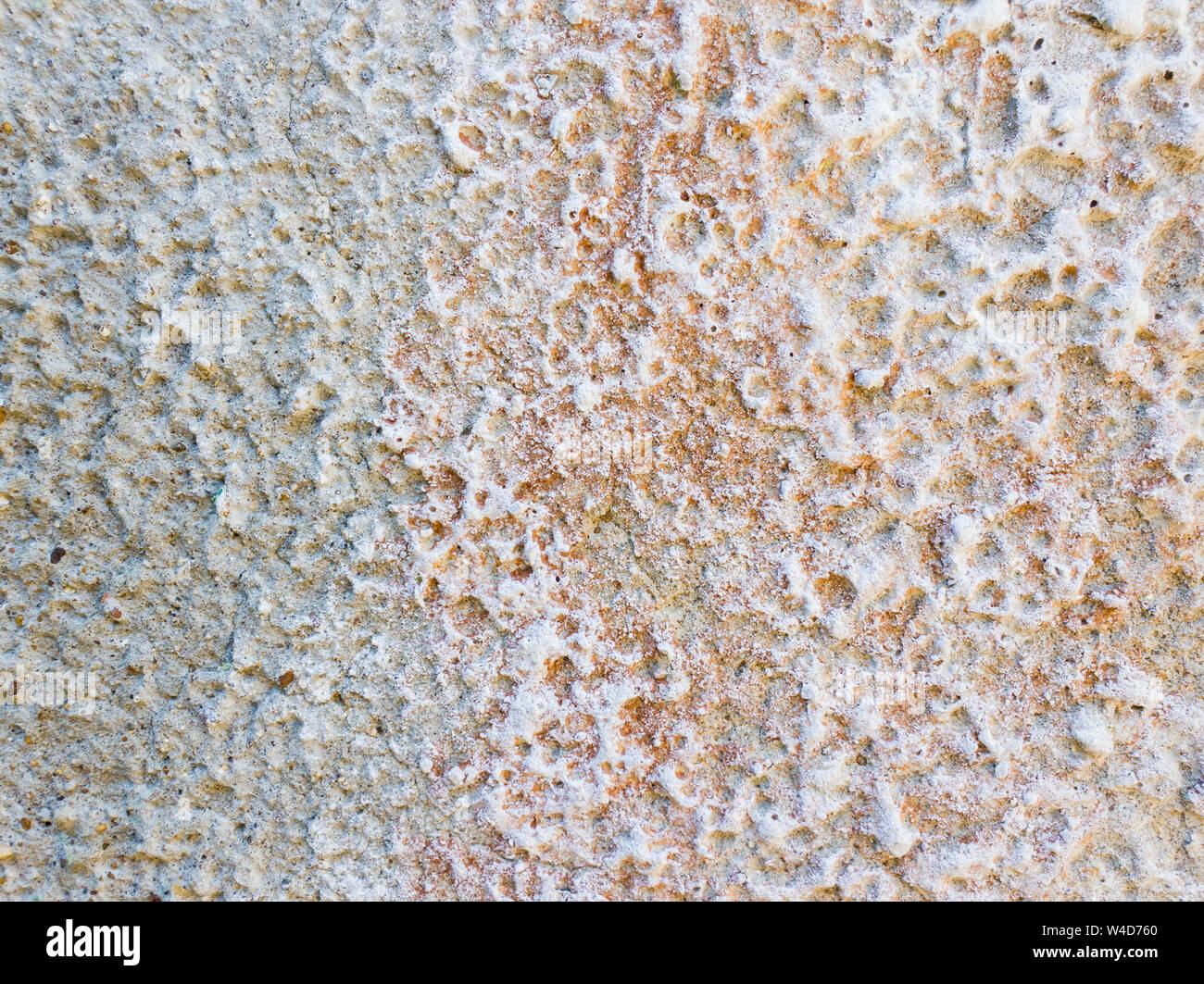 Alten grunge abstrakte Fläche, verwitterte Betonmauer. Beton Struktur Details der Bau element Textur. Stockfoto