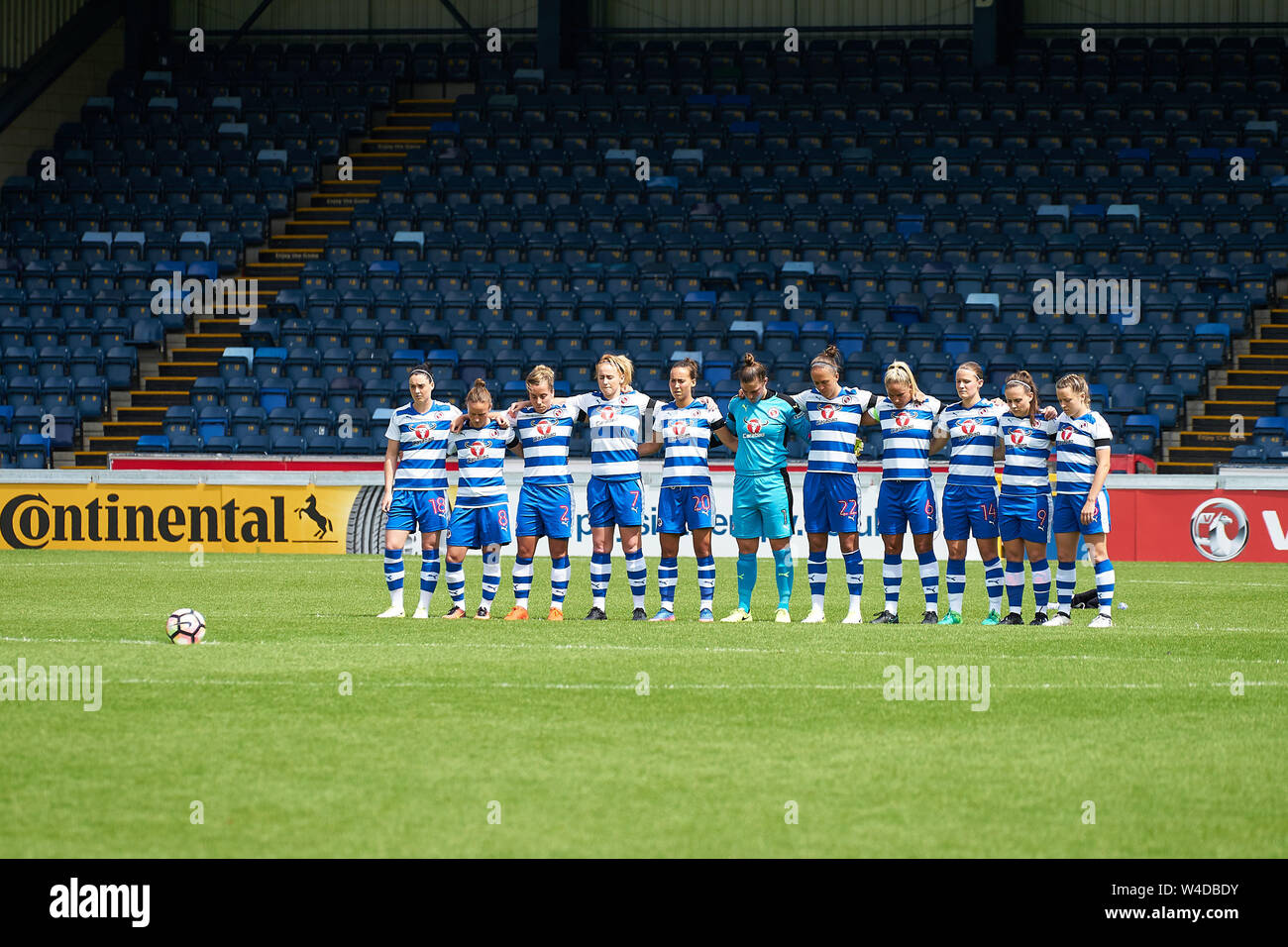 Reading FC Frauen vs Birmingham Damen FC am Adams Park, 28.05.2017 Stockfoto