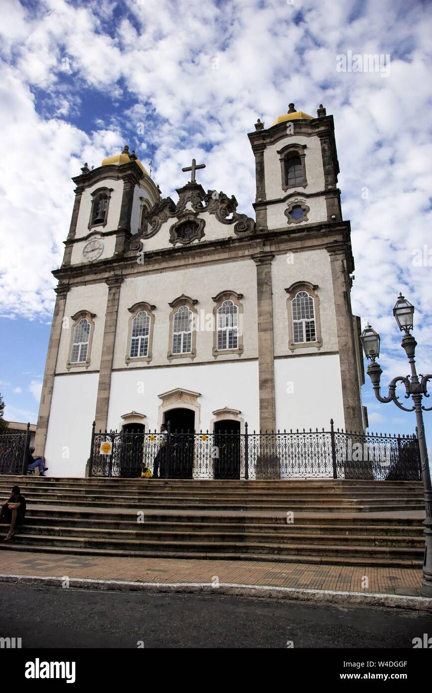 Brasilien. Salvador, Bahia. Die Igreja de Bonfim Kirche Stockfoto