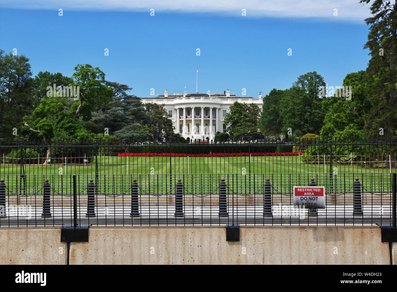 Das Weiße Haus in Washington, United States Stockfoto