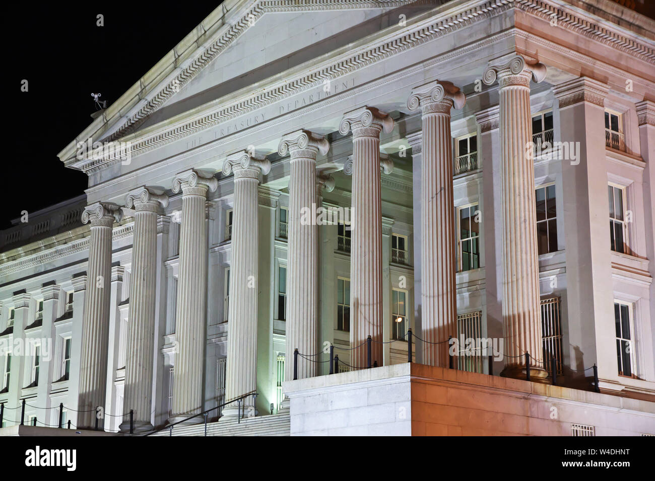 Bundesministerium der Finanzen, Washington, United States Stockfoto
