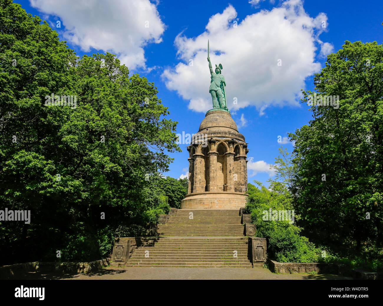 Hermannsdenkmal, Teutoburger Wald, Detmold, Nordrhein-Westfalen, Deutschland Stockfoto