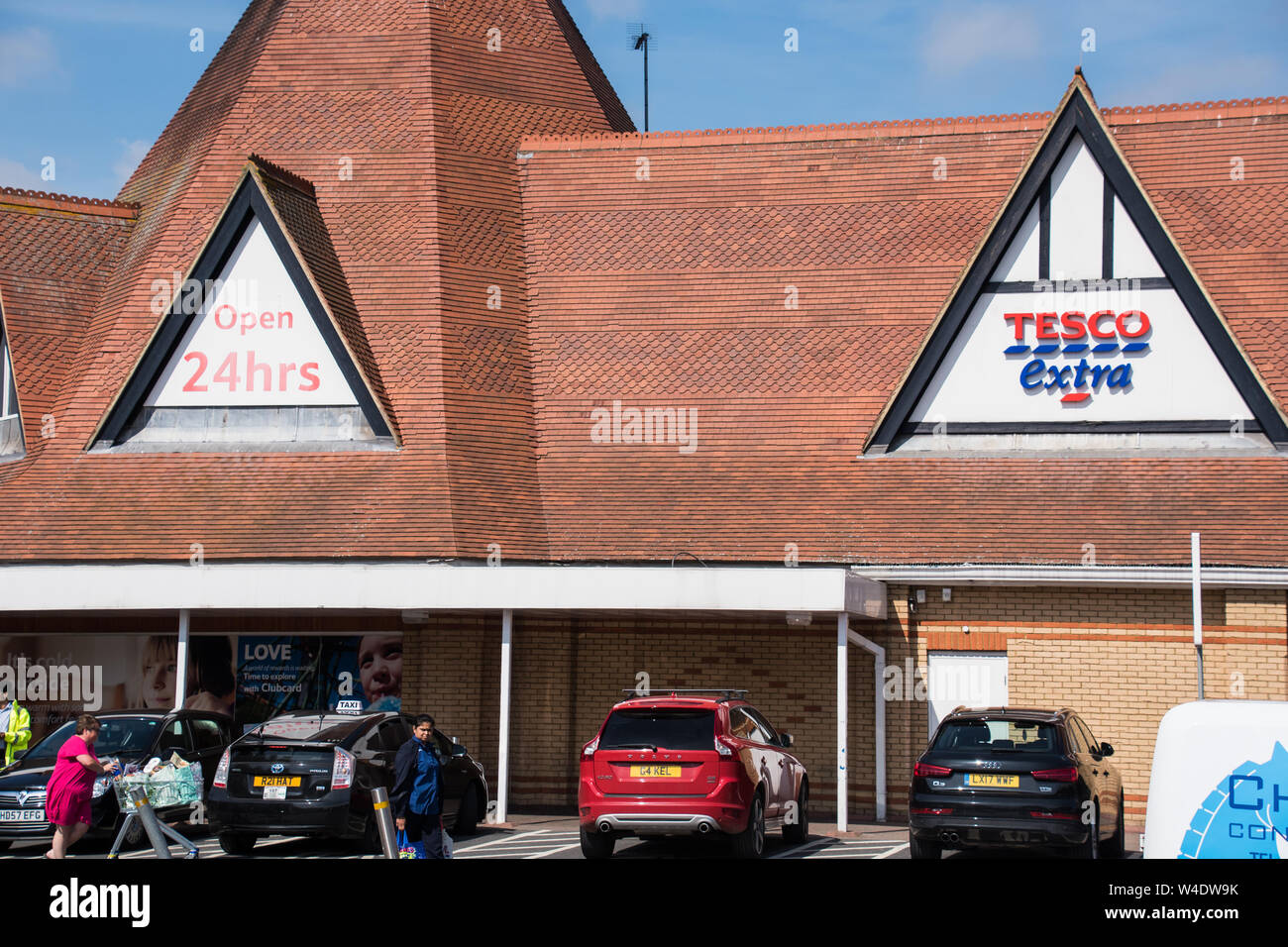 Tesco Supermarkt Tesco extra Laden in Purley, Croydon Stockfoto