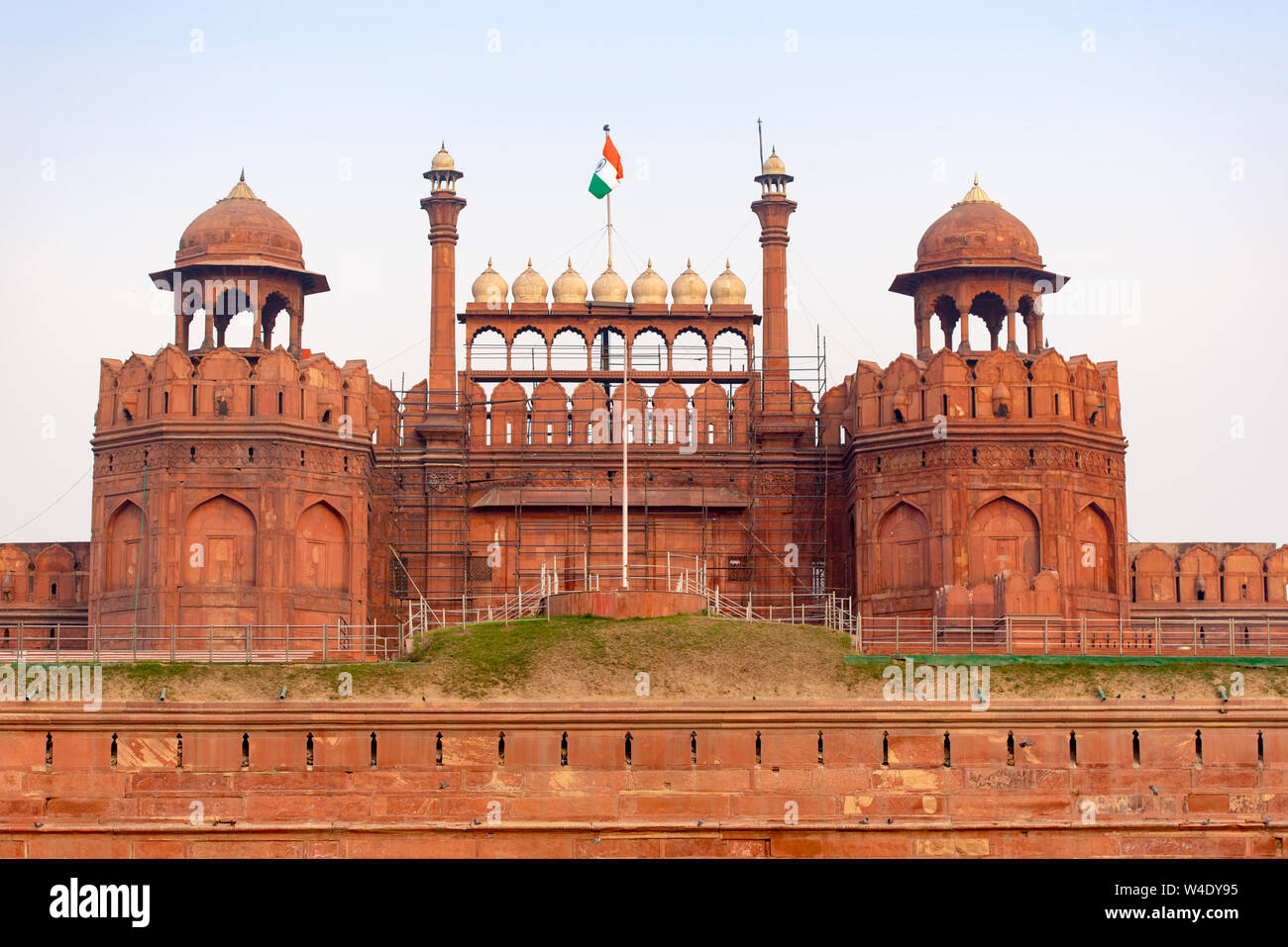 Rotes Fort in Delhi, Indien Stockfoto