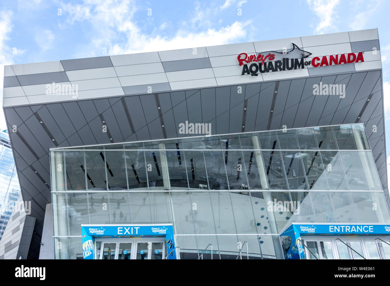 Vor Ripley's Aquarium von Kanada. Stockfoto