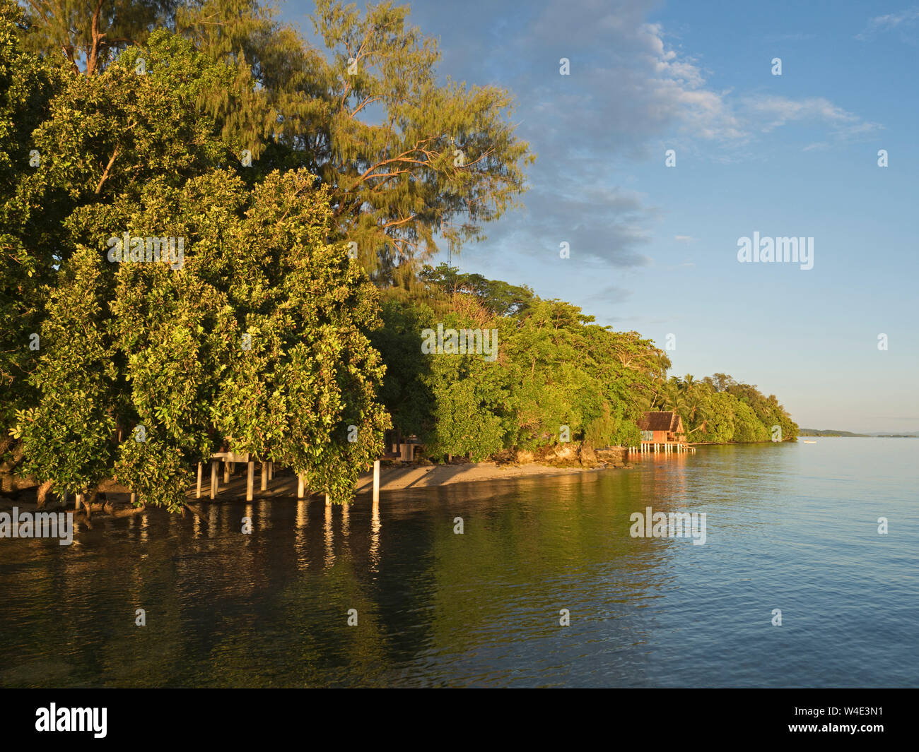 Fatboys Resort, New Georgia, Western Province, Solomon Inseln, Südpazifik Stockfoto