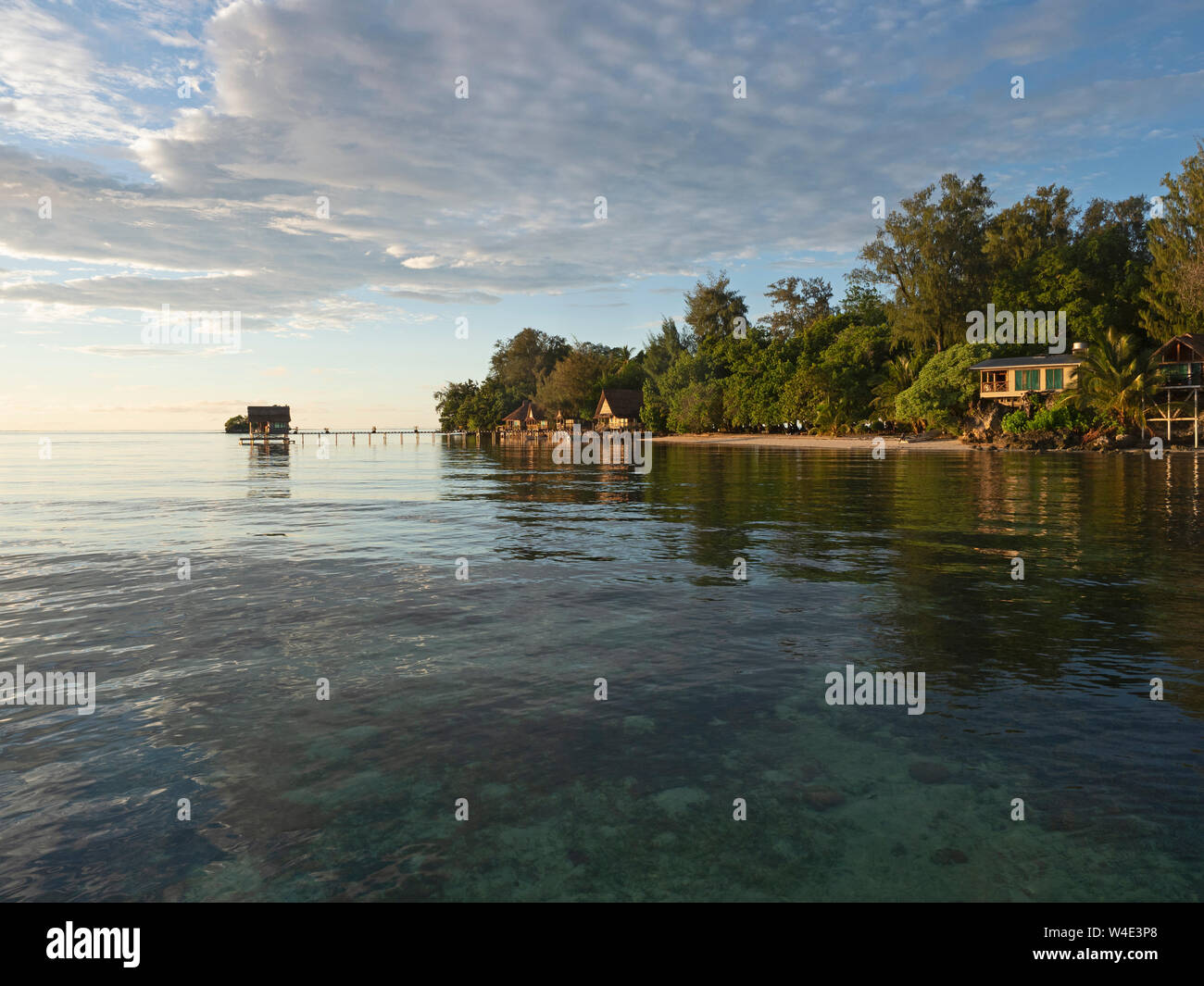 Fatboys Resort, New Georgia, Western Province, Solomon Inseln, Südpazifik Stockfoto