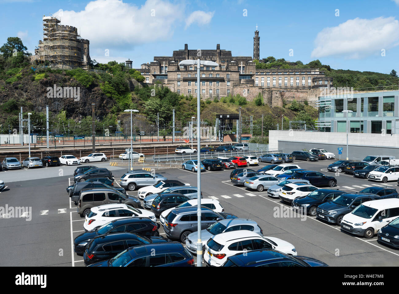 Edinburgh Schottland hat viele Orte für Genuss der Stadt zu besuchen, ist ein Teil des Vereinigten Königreichs und der Hauptstadt von Schottland Stockfoto