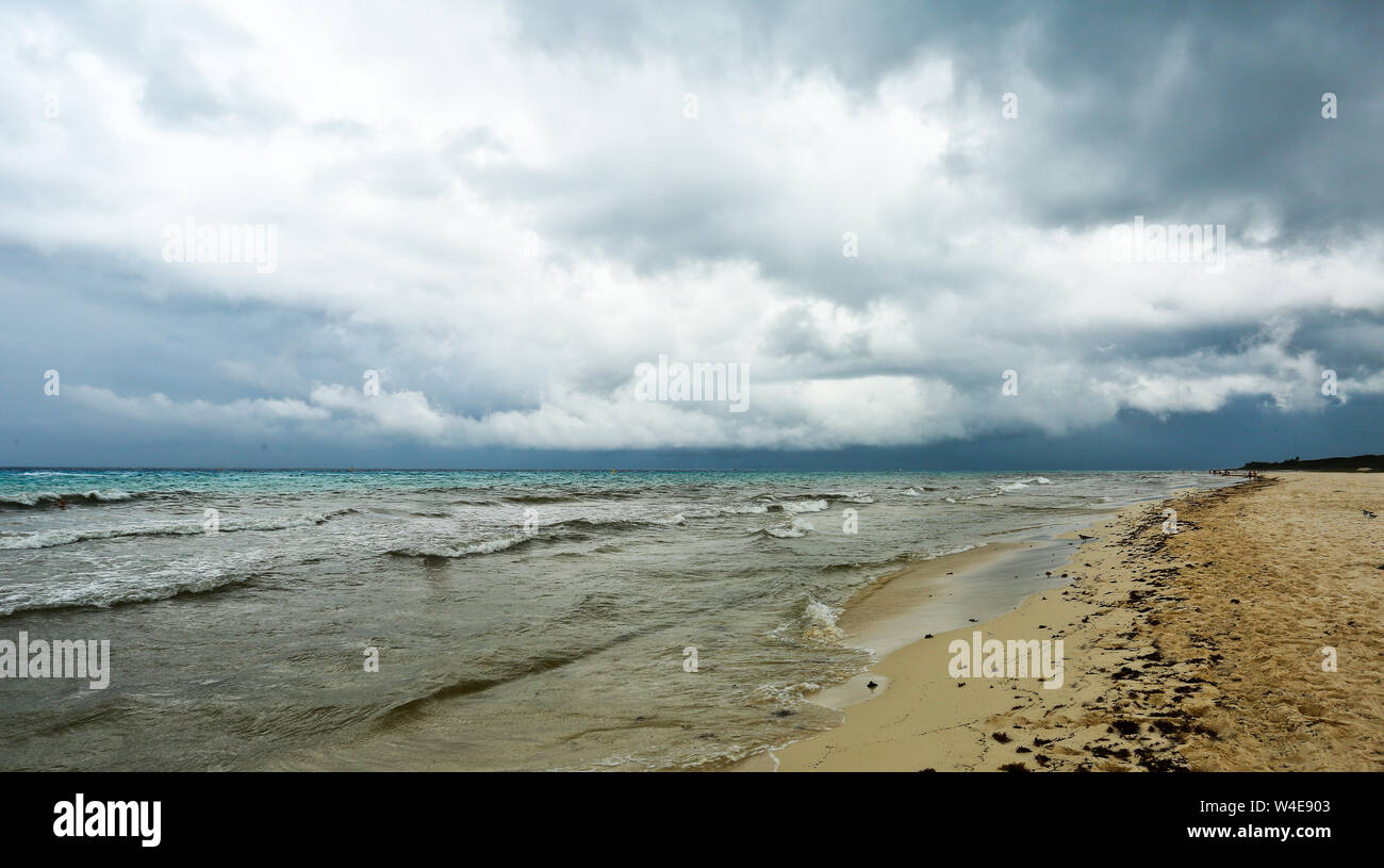 Schöner Meerblick in Mexiko, Cancun Stockfoto