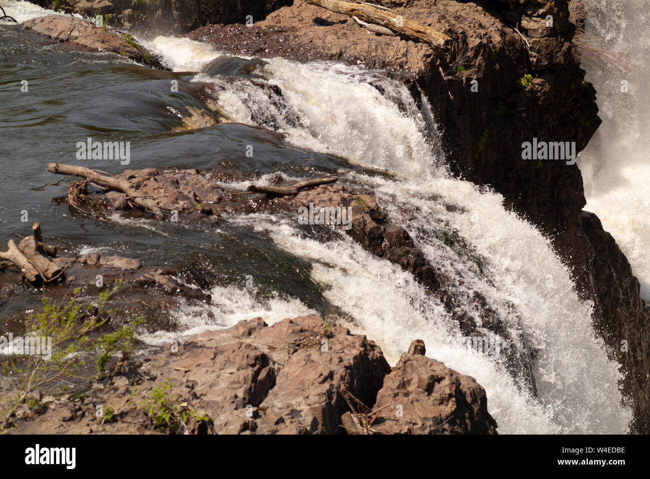PARKS UND ERHOLUNG BAND 3 Paterson Great Falls National Historic Park in New Jersey Stockfoto