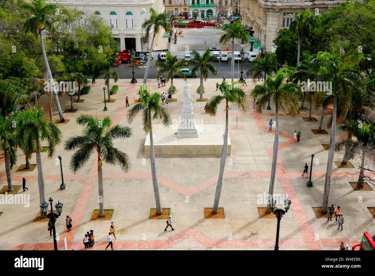 Parque Central Plaza in Havanna, Kuba Stockfoto