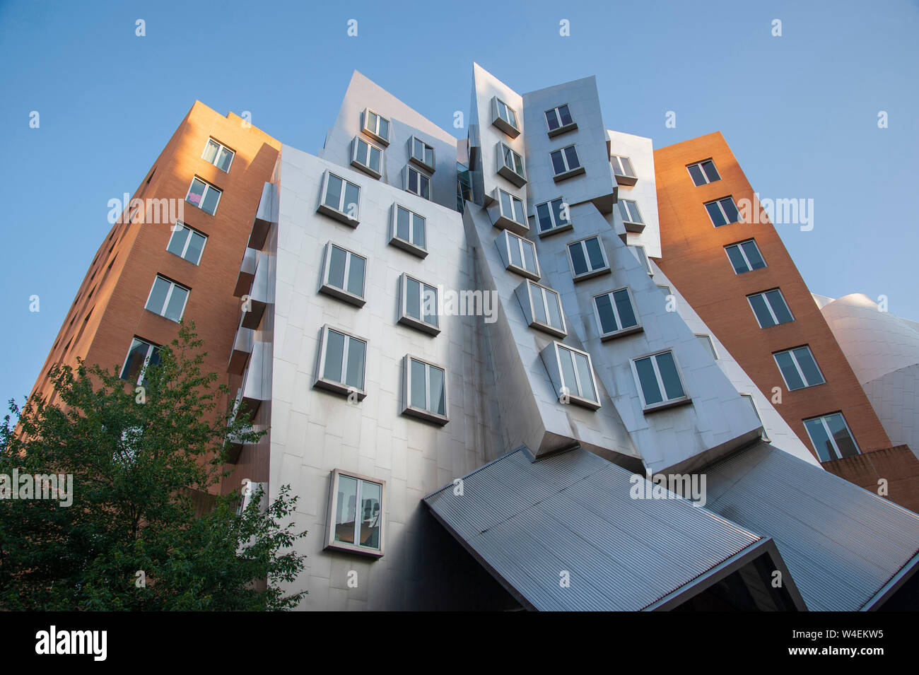 Stata Gebäude von Frank Gehry in MIT Stockfoto