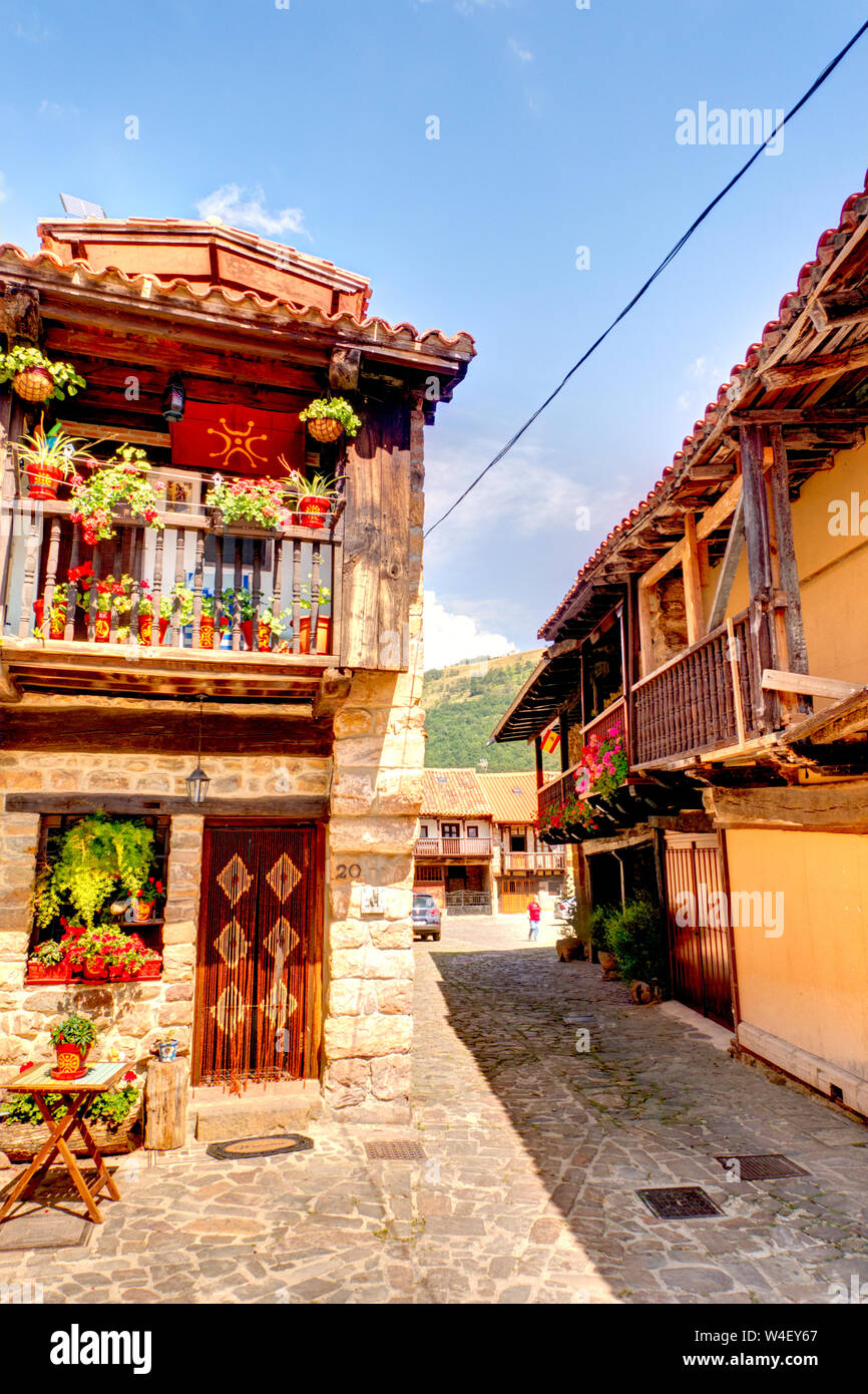 Barcena Mayor, Kantabrien, Spanien Stockfoto