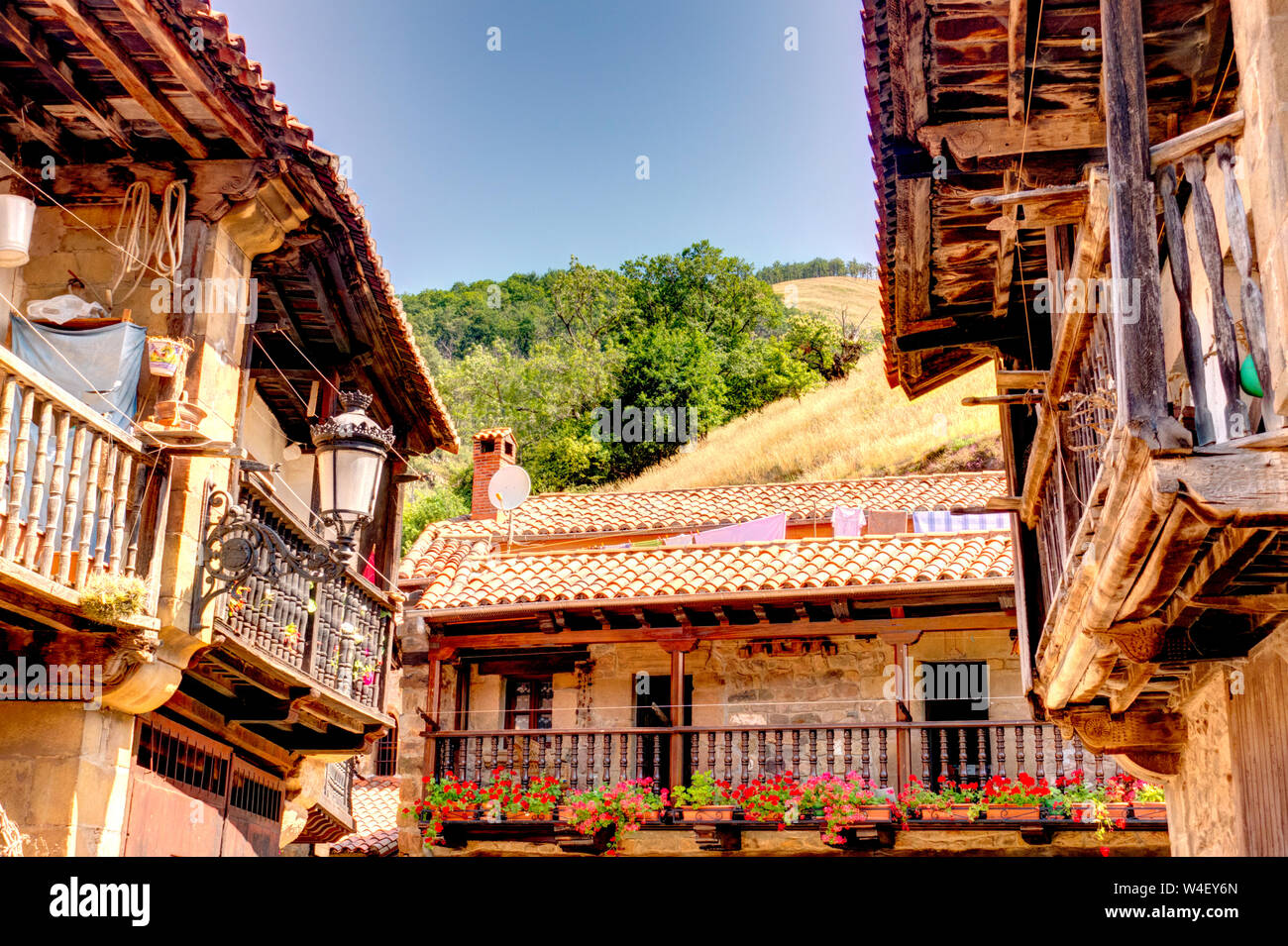 Barcena Mayor, Kantabrien, Spanien Stockfoto