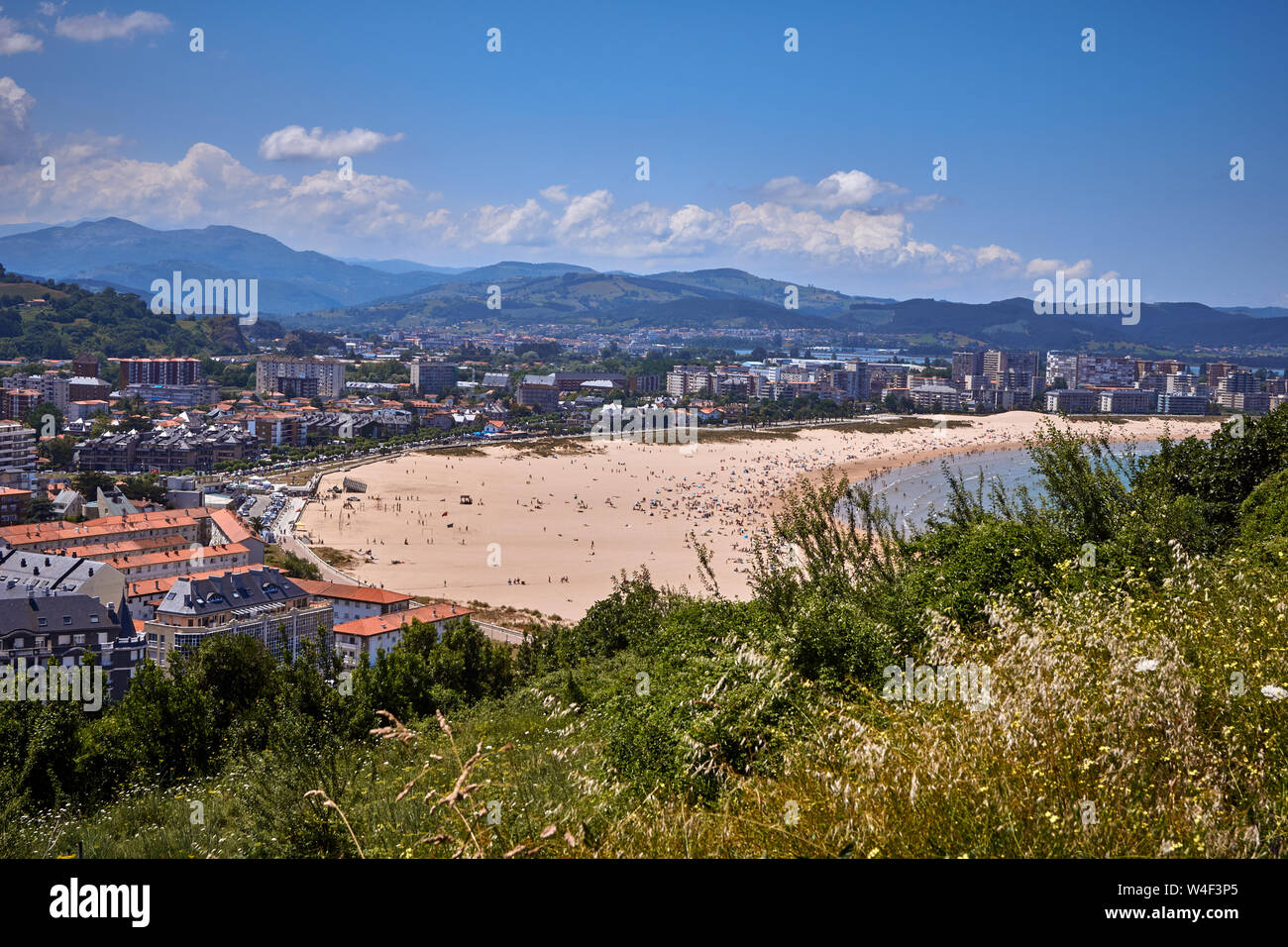 Sommer Urlaub in Kantabrien Laredo Stockfoto