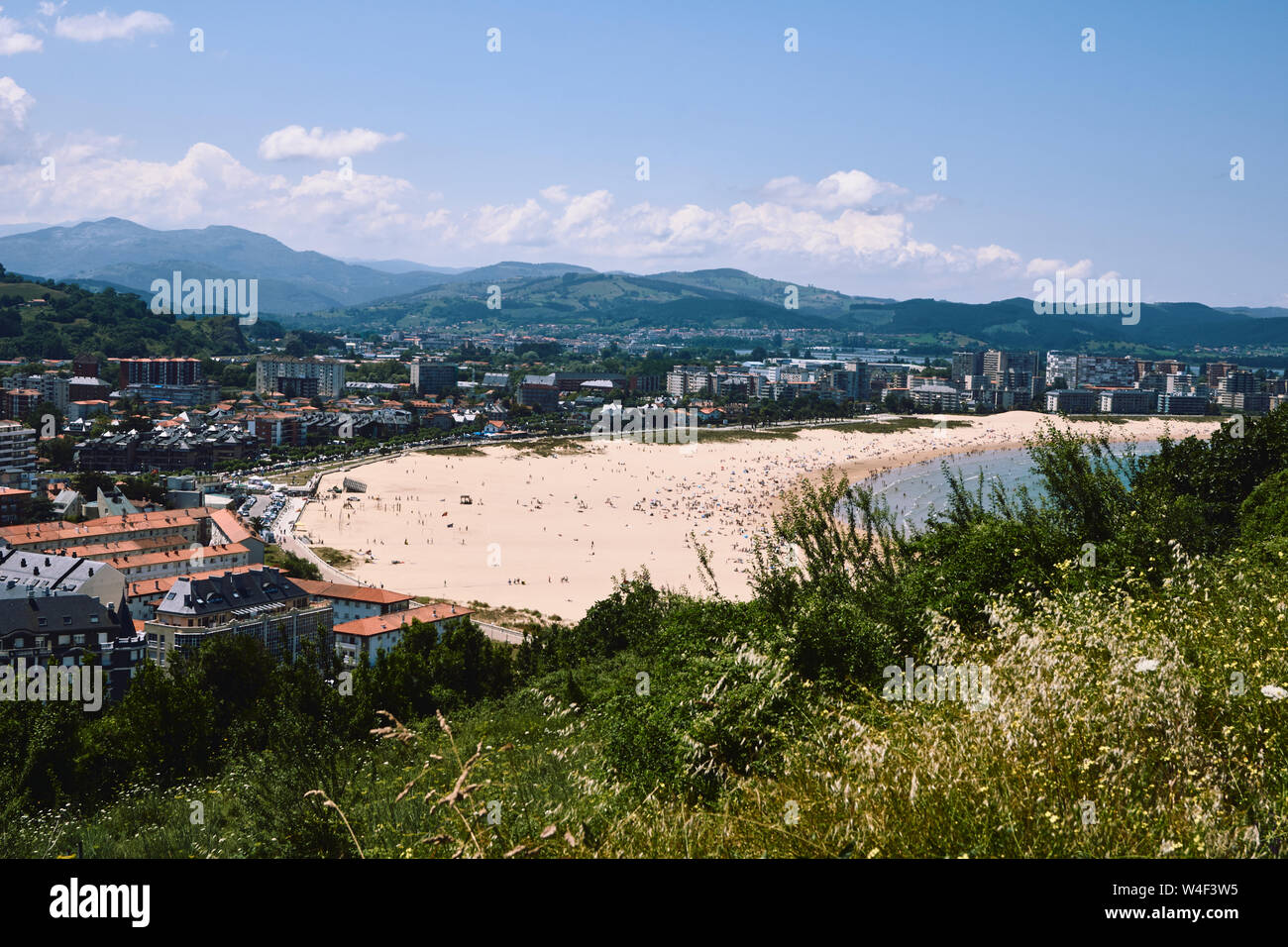 Sommer Urlaub in Kantabrien Laredo Stockfoto