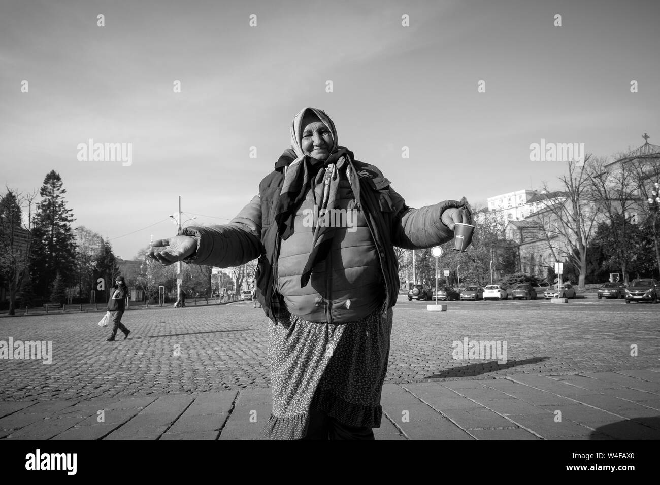 Bulgarien, Sofia, bettelmönch Stockfoto