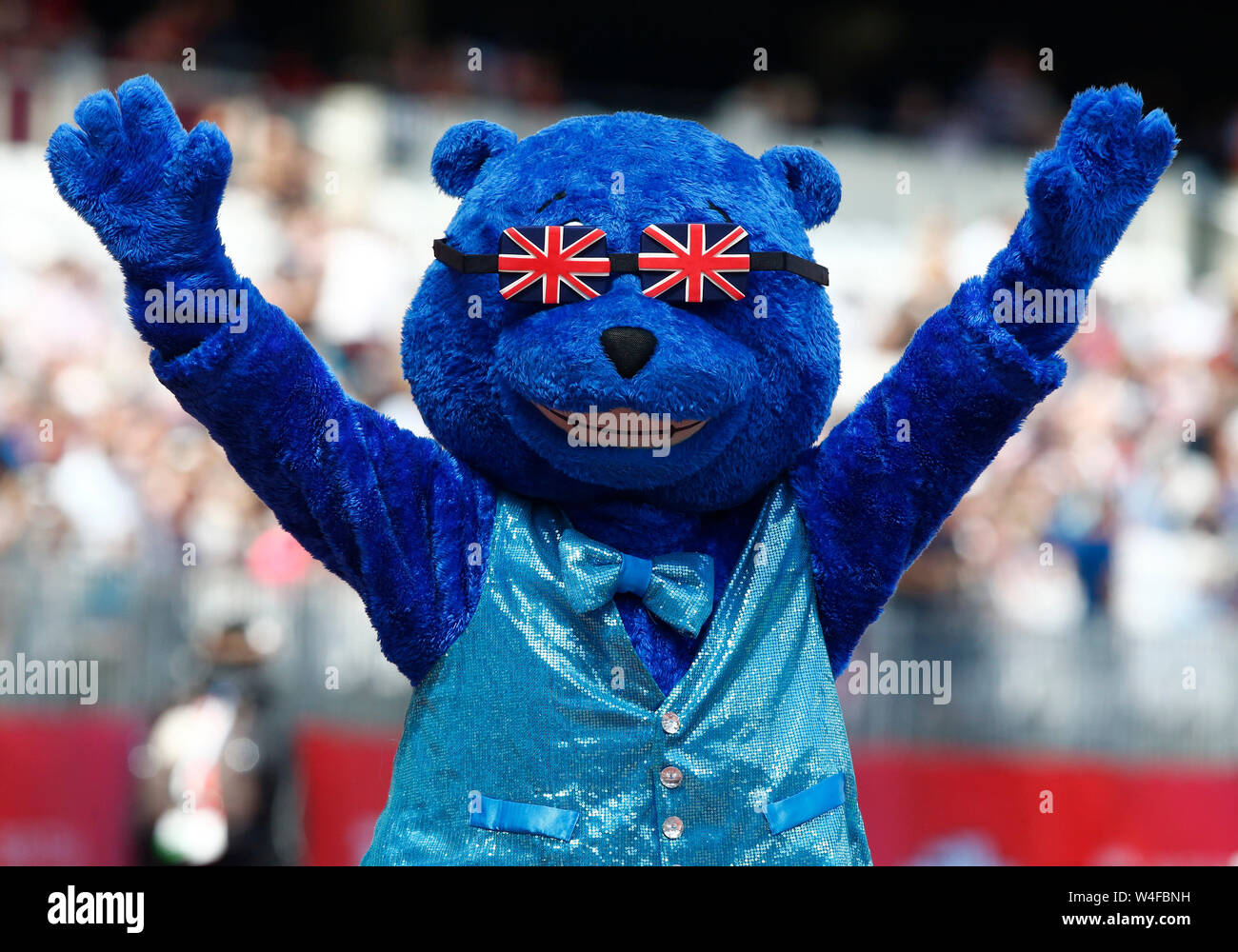 LONDON, ENGLAND. 20. Juli: BritBear während des Tages eine der Muller Geburtstag Spiele IAAF Diamond League am London Stadion am 20. Juli 2019 in London, En Stockfoto