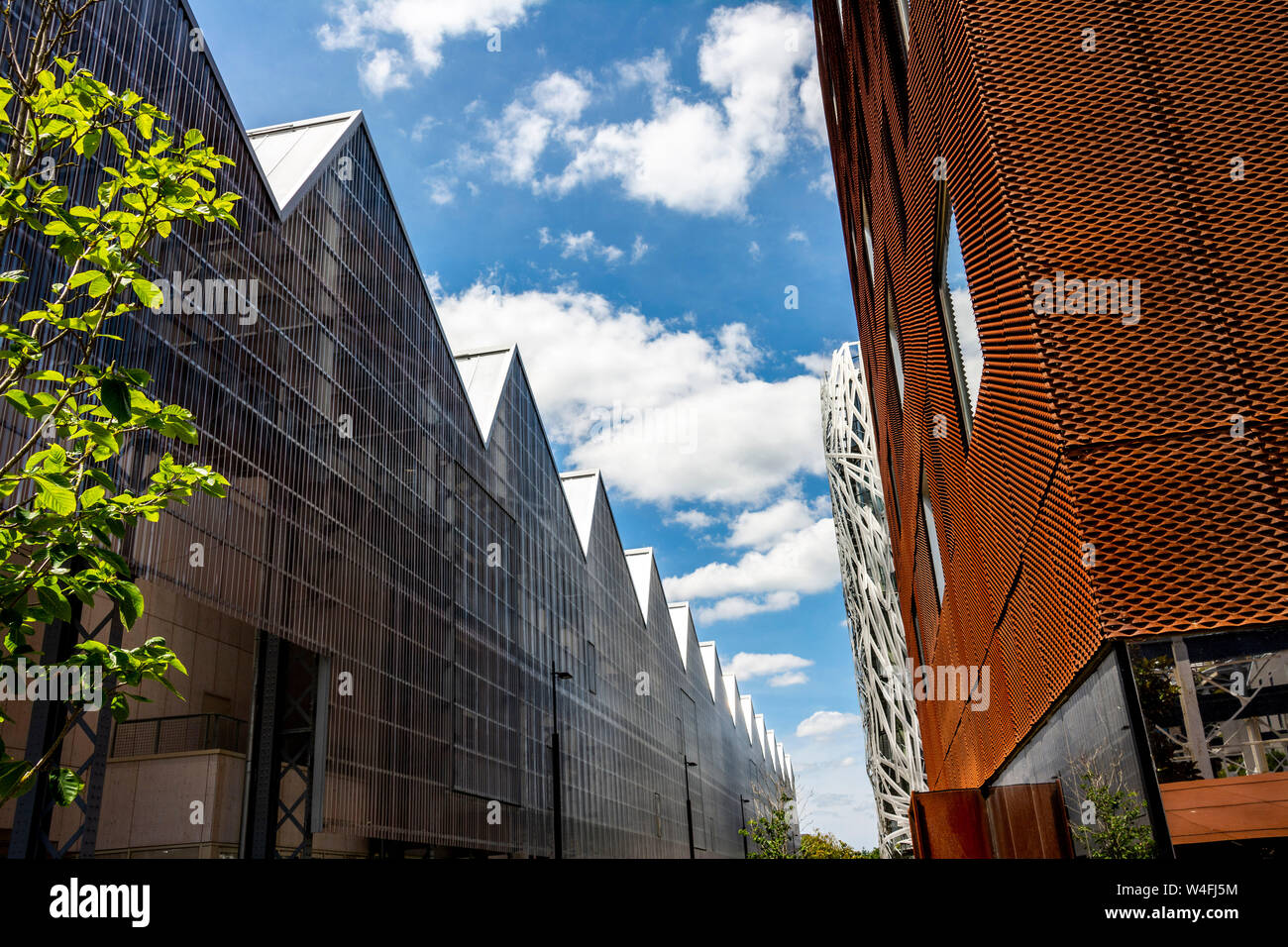 Loire Atlantique (44) Nantes. Ile de Nantes. Immeubles de l'Ecole des Beaux Arts // Frankreich. Loire Atlantique (44) Nantes. Gebäude der Schule der f Stockfoto