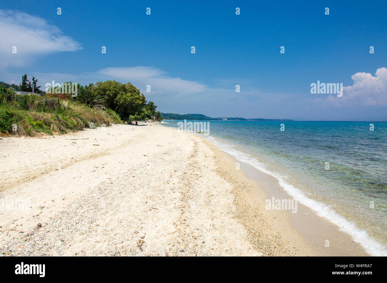 Polychrono Beach, Palini - Ägäis - Griechenland Stockfoto