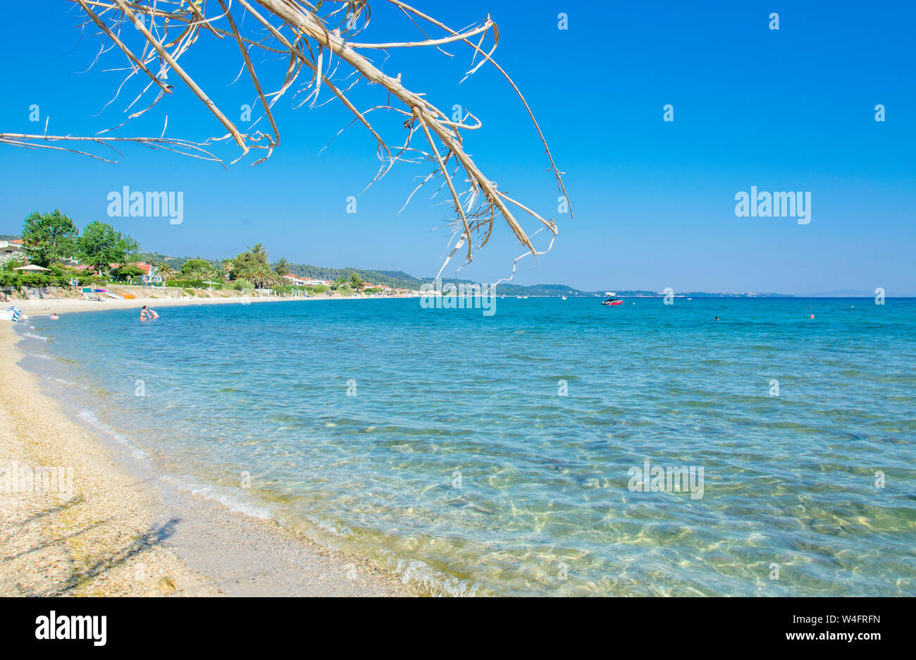 Sommer Urlaub - Küste der Ägäis - Griechenland - Denpasar Stockfoto