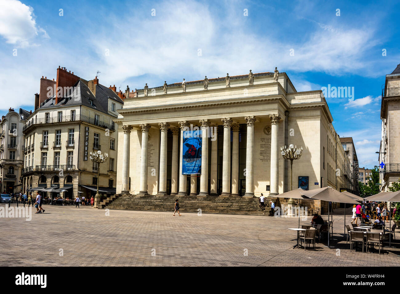 Graslin Theater am Place Graslin in Nantes. Loire Atlantique. Pays de la Loire. Frankreich Stockfoto