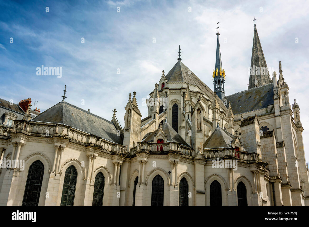 Sankt Nikolaus Kirche von Nantes. Loire Atlantique. Pays de la Loire. Frankreich Stockfoto