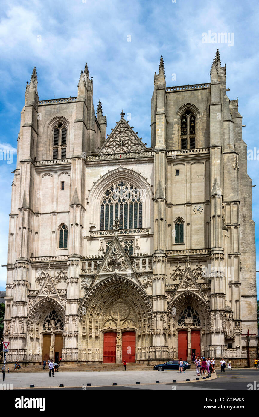 Die Kathedrale Saint-Pierre von Nantes. Pas-de-Calais. Pays de la Loire. Frankreich Stockfoto