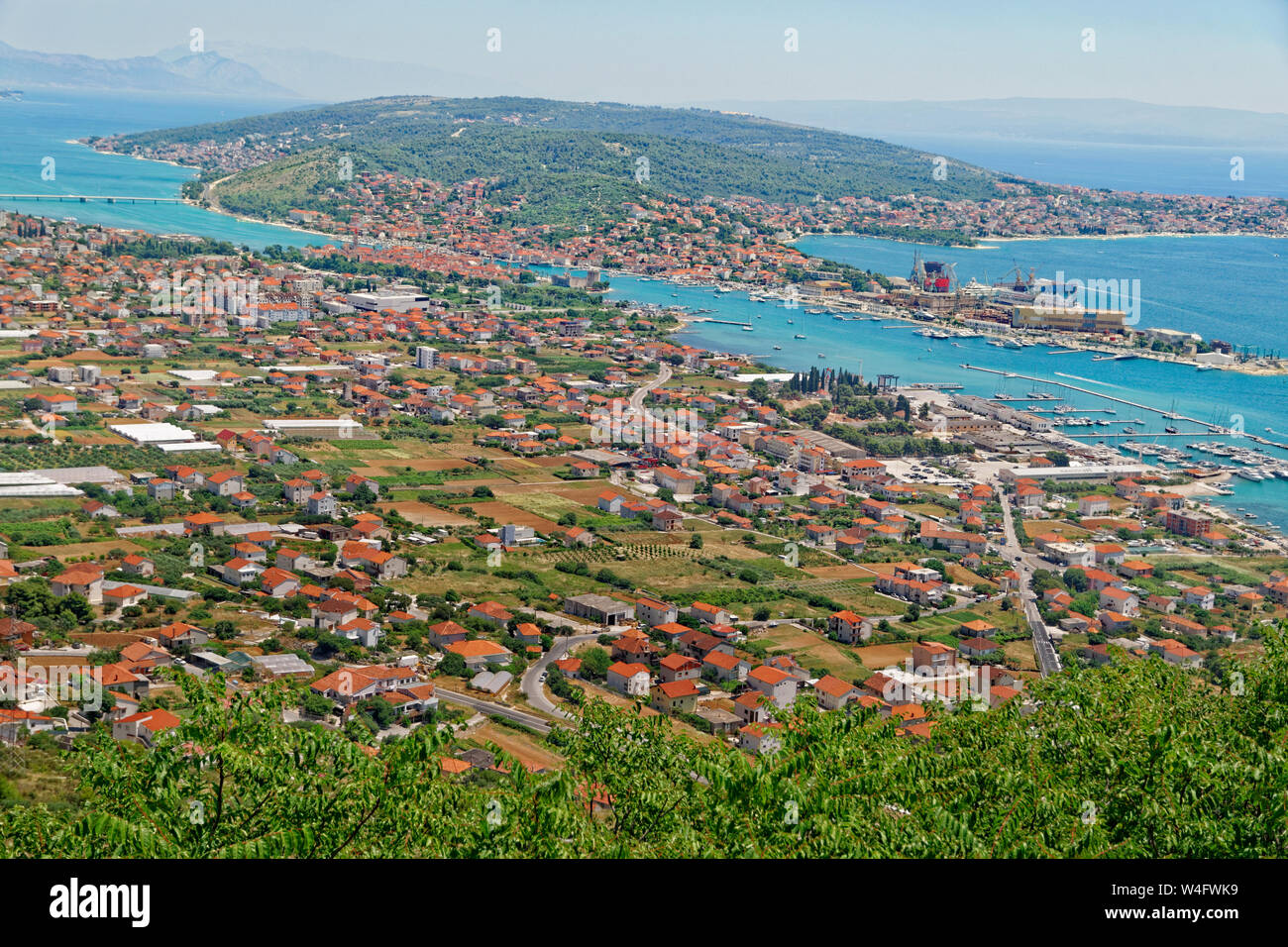 Trogir, Kroatien. Stockfoto