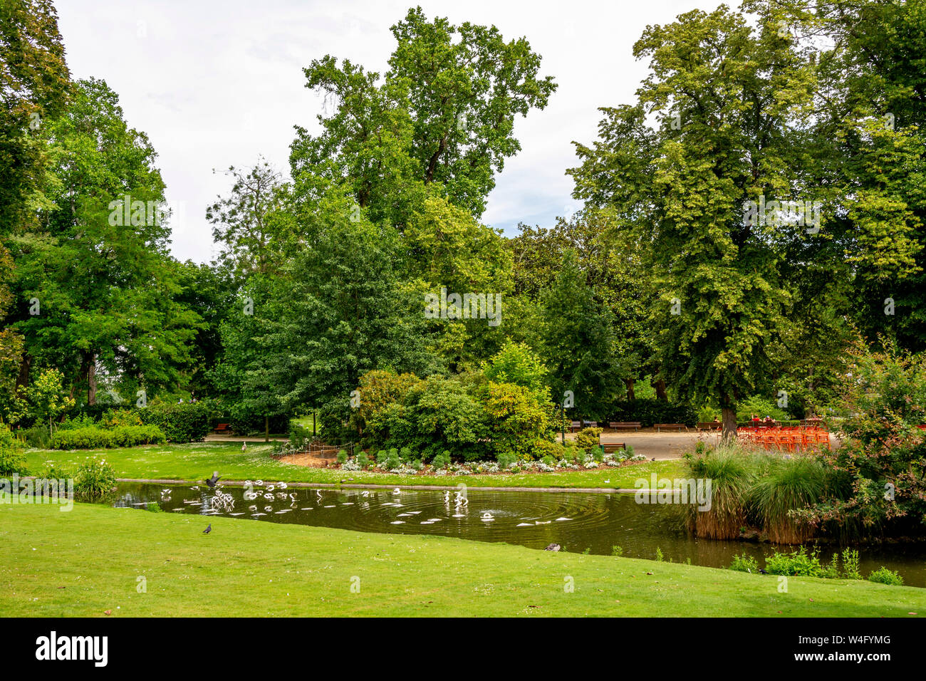 Botanischer Garten von Nantes. Pas-de-Calais. Pays de la Loire. Frankreich Stockfoto