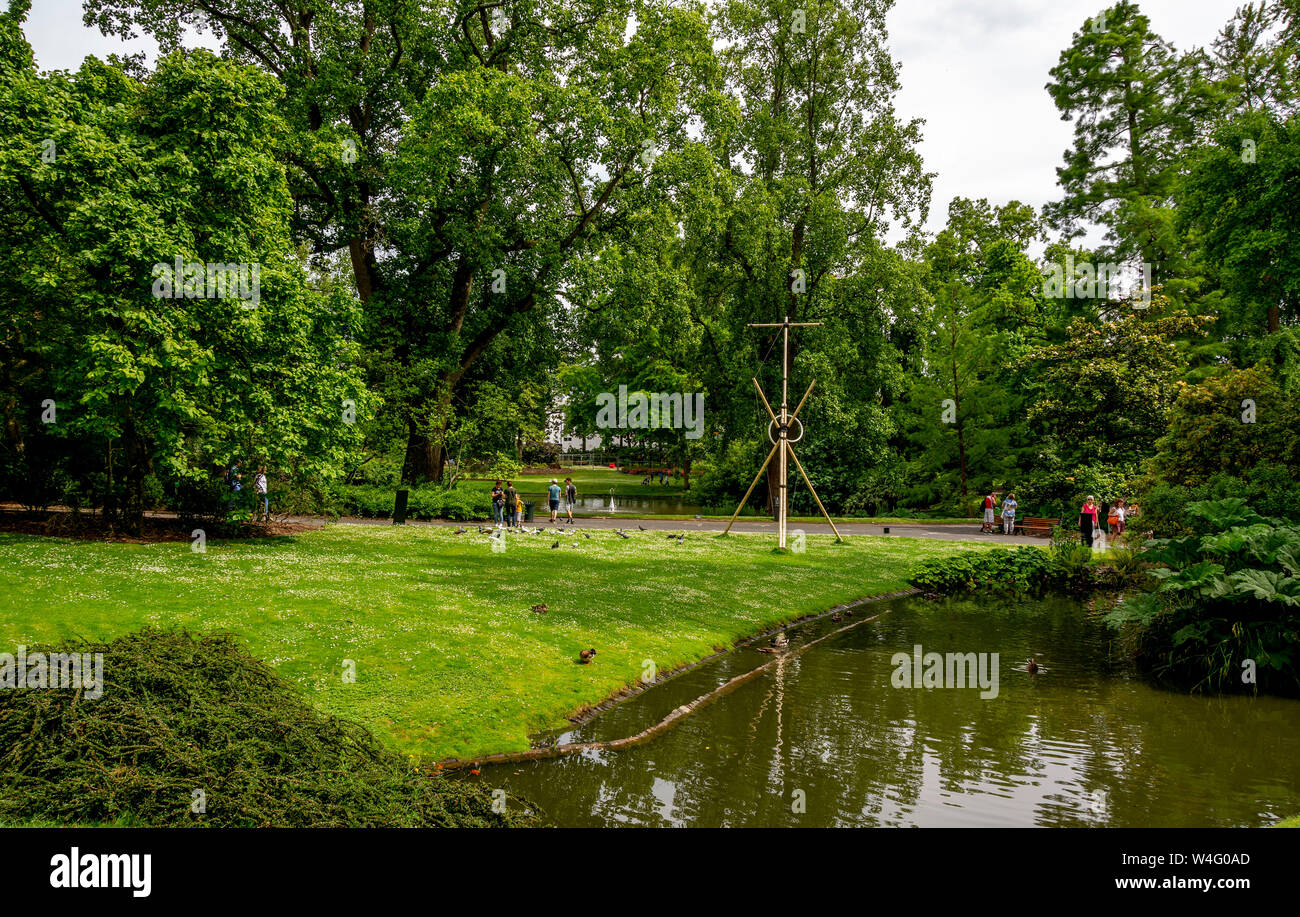 Botanischer Garten von Nantes. Pas-de-Calais. Pays de la Loire. Frankreich Stockfoto