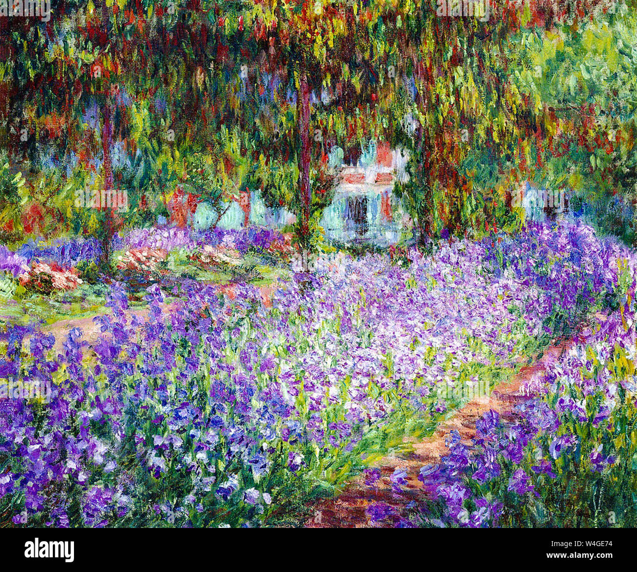 The artists garden at giverny Fotos und Bildmaterial in hoher