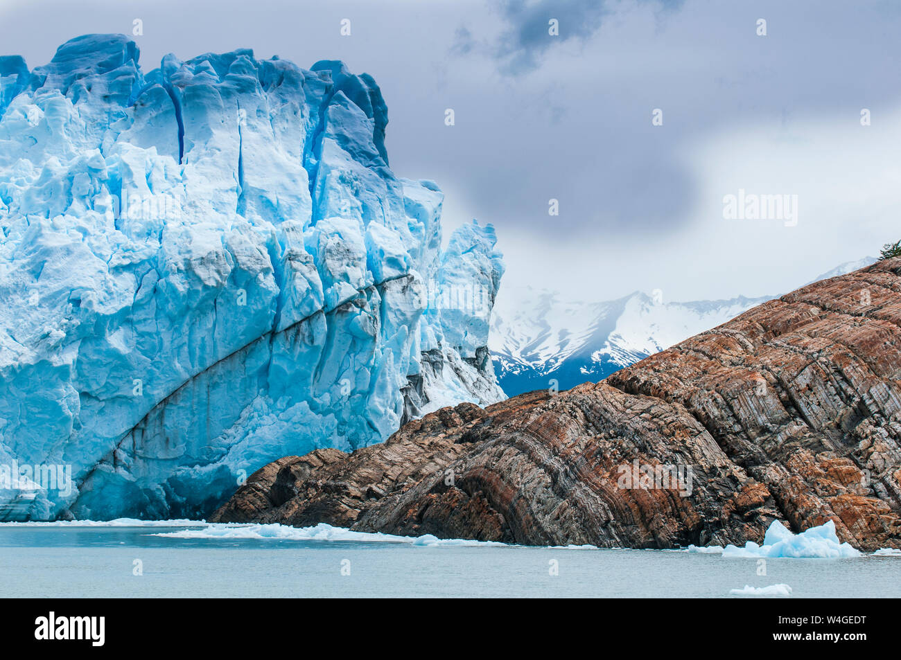 Gletscher Perito Moreno, El Calafate, Patagonien, Argentinien Stockfoto