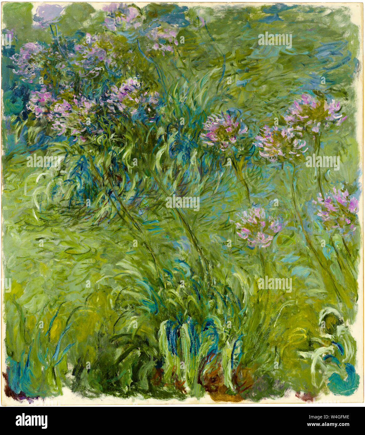 Claude Monet, Agapanthus, Malerei, 1914-1926 Stockfoto